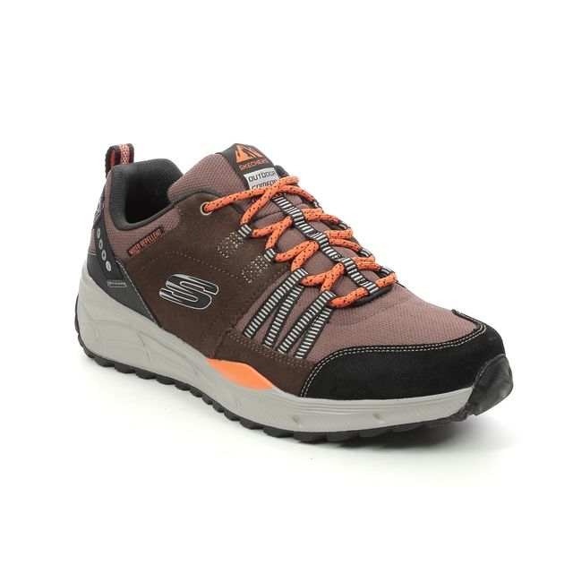 Skechers Equalizer Trail Relaxed Fit BRBK Brown Mens trainers 237023