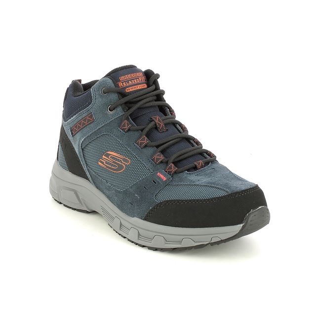 Skechers Outdoor Walking Boots - Navy - 51895 OAK CANYON BOOT RELAXED FIT