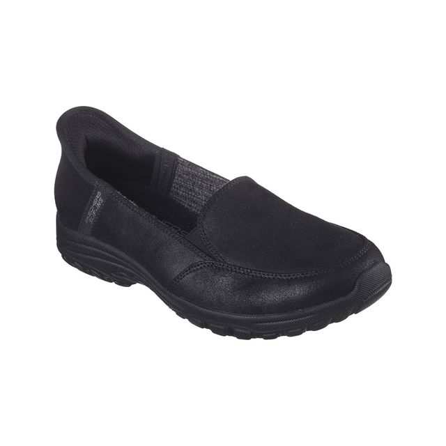 Skechers Comfort Slip On Shoes - Black - 158699 REGGAE SLIP INS