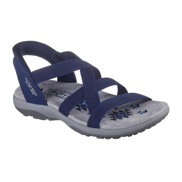 Skechers Walking Sandals - Navy - 163460 REGGAE SLIP INS