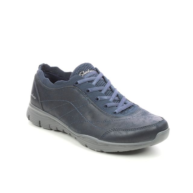 Skechers Seager NVY Navy Womens lacing shoes 158175