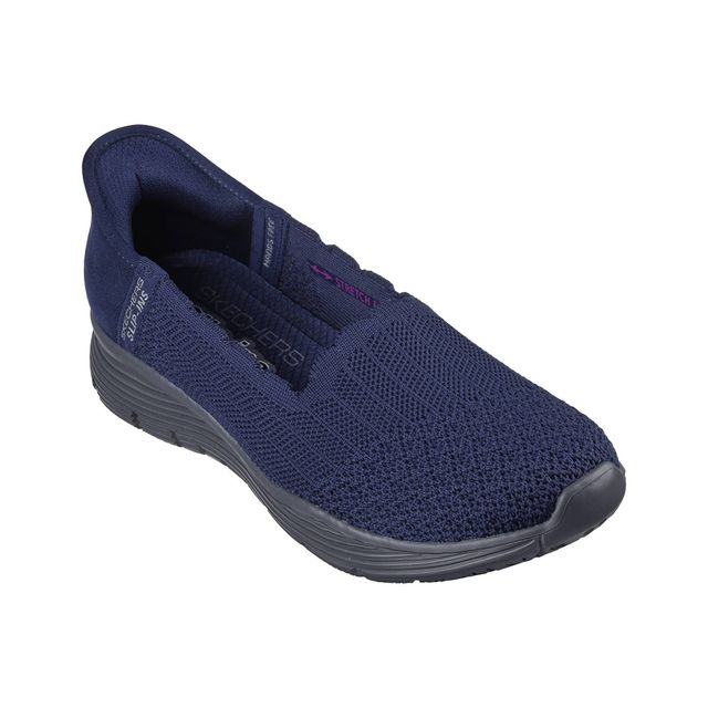 Skechers Comfort Slip On Shoes - Navy - 158980 SEAGER SLIP INS