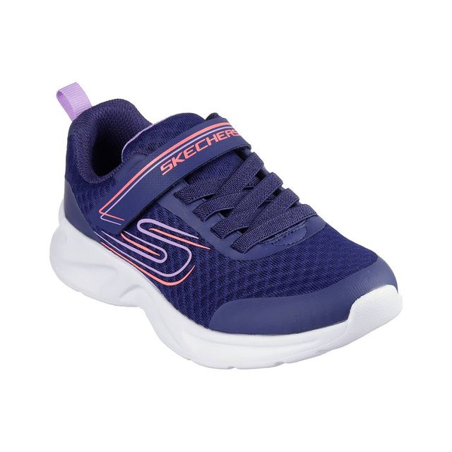 Skechers Girls Trainers - Navy Lavender - 303577L DYNAMATIC