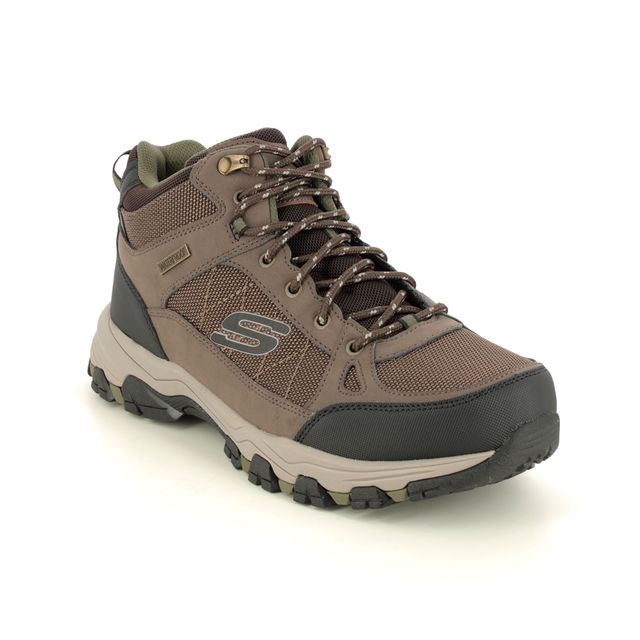 Skechers Selmen Melano Tex CHOC Chocolate brown Mens Outdoor Walking ...