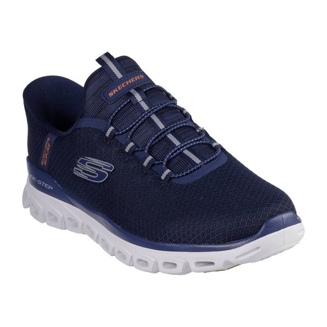 Skechers Trainers - Navy - 233010 SLIP IN GLIDE MENS