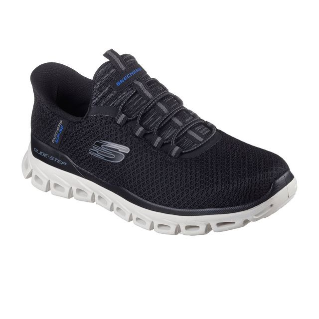 Skechers Trainers - Black - 233010 SLIP IN GLIDE MENS