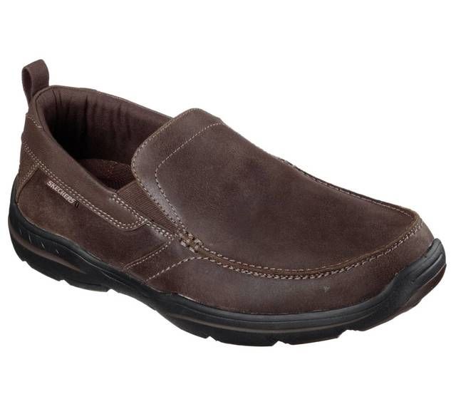 Skechers Slip-on Shoes - Dark brown - 64858 HARPER FORDE