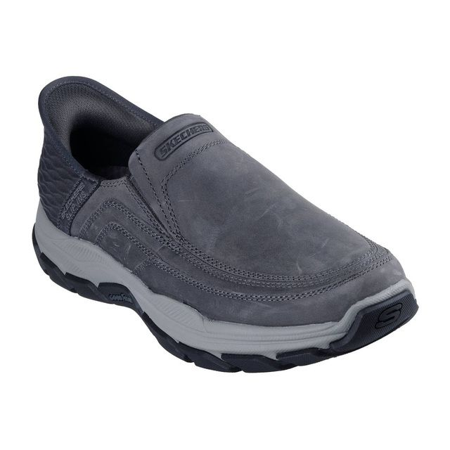 Skechers Slip-on Shoes - Charcoal - 204810 SLIP INS RESPECTED ELGIN