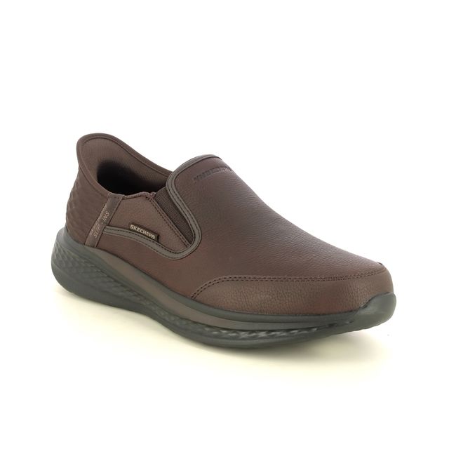 Skechers Slip-on Shoes - Brown - 205237 SLIP INS SLADE