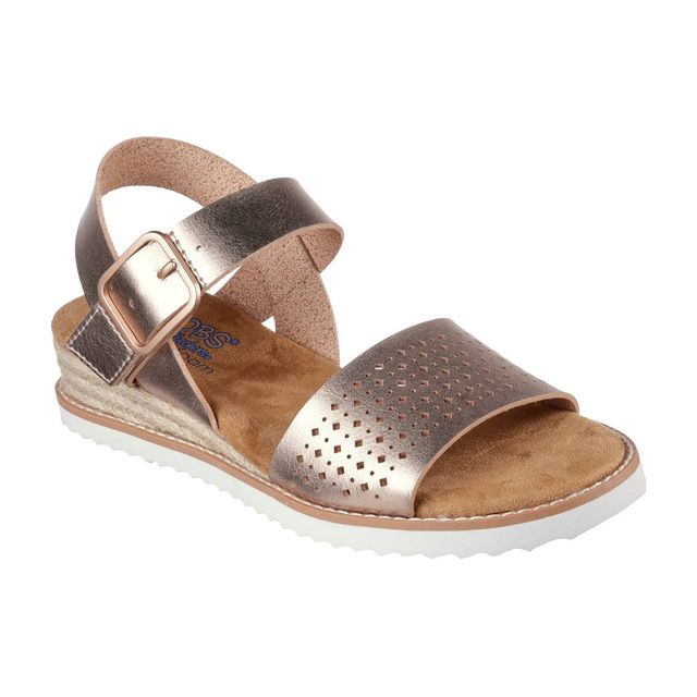 Skechers Wedge Sandals - Rose gold - 114144 BOBS DESERT