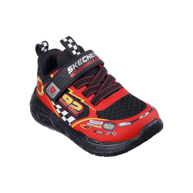 Skechers Trainers - Black Red - 402303N SKECH TRACKS BUNGEE