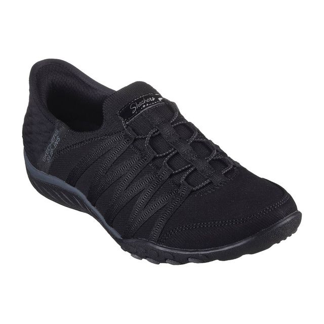 Skechers Lacing Shoes - Black - 100593 SLIP INS BREATHE EASY