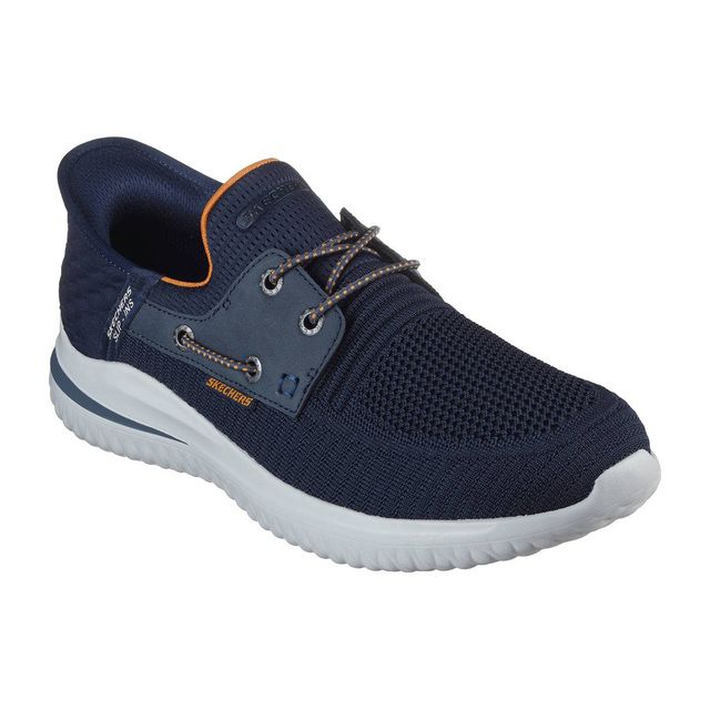 Skechers Trainers - Navy - 210606 SLIP INS DELSON