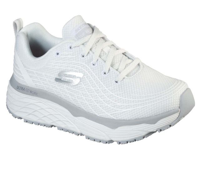 Skechers Work Max Cushioning Elite Slip Resistant 108016EC WHT White ...