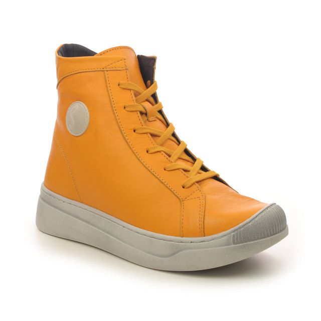 Softinos Hi Tops - Yellow - P900756/006 APPE AMY LACE