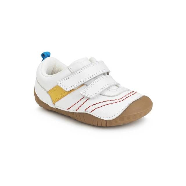 Start Rite Boys First Shoes - WHITE LEATHER - 0823-46F LITTLE SMILE 2V