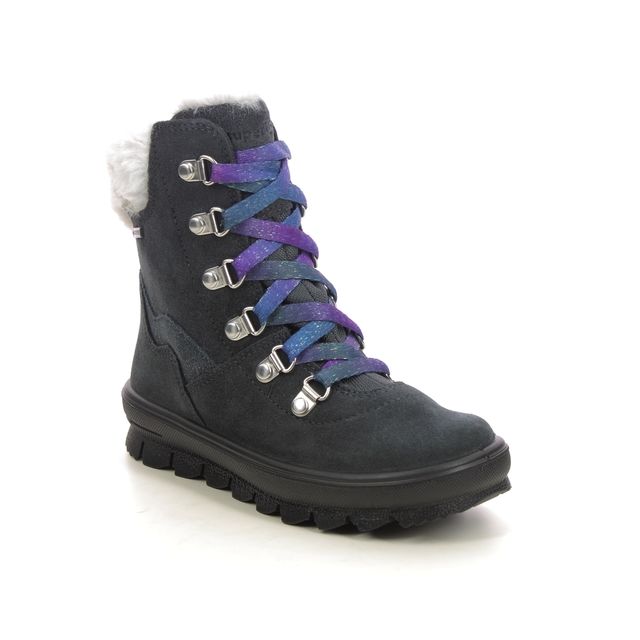 Superfit Girls Boots - Grey Suede - 1000220/2010 FLAVIA LACE GTX