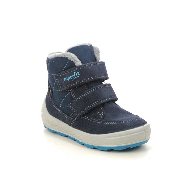 Superfit Toddler Boys Boots - Navy suede - 1106314/8000 GROOVY GTX 2V