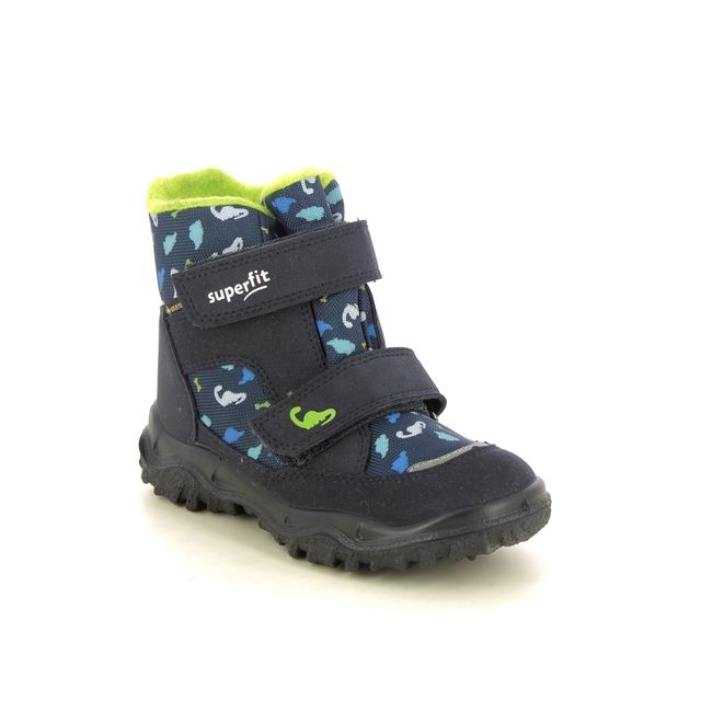 Superfit Toddler Boys Boots - Navy Lime - 1006045/8000 HUSKY  INF GTX