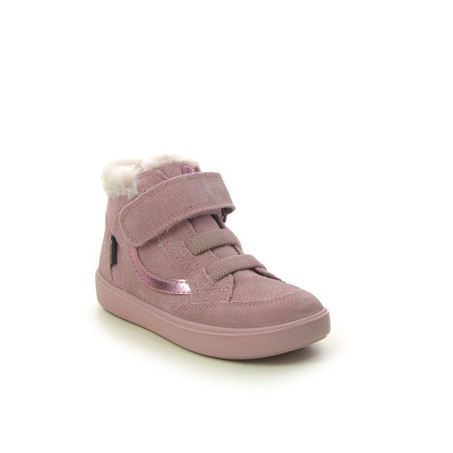 Superfit Toddler Girls Boots - Pink suede - 1000779/5500 SUPIES BUNGEE GTX