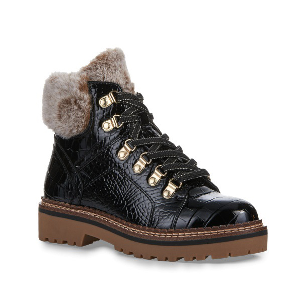 Tamaris Winter Boots - Black croc - 2626443028 ADALENA HIKER