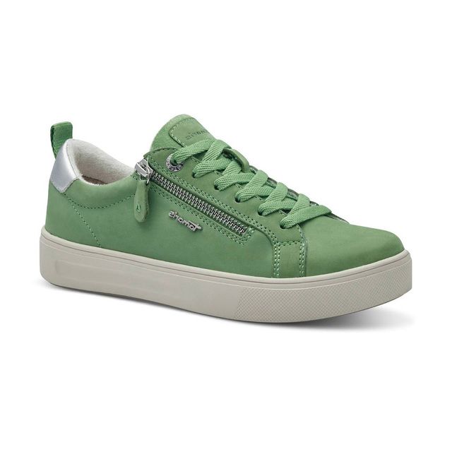 Tamaris Trainers - Green Nubuck - 8370742703 WISER  WIDE