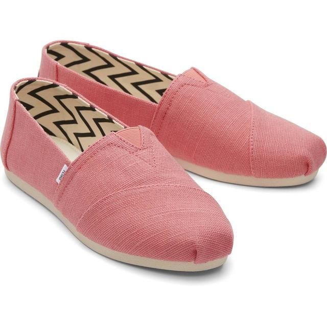 Toms Comfort Slip On Shoes - Pink - 10020672 Alpargata