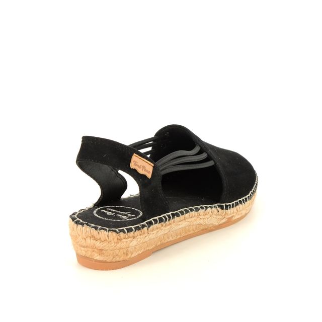 Toni Pons outlet Black Suede Espadrilles Size 36