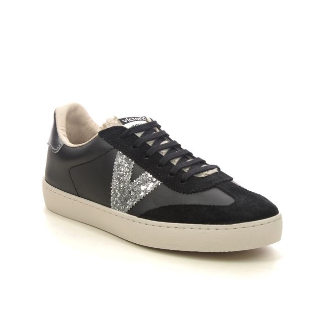 Victoria Trainers - Black leather - 1126185/31 BERLIN TEDDY