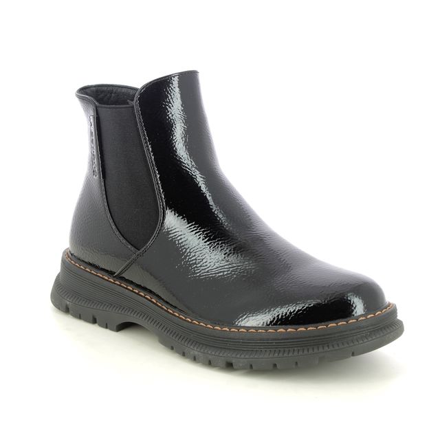 Westland Chelsea Boots - Black patent - 769522/787100 PEYTON 02 TEX