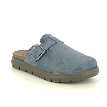 Begg Exclusive Slippers - Denim Suede - 14121194W/74 ABBY   BOSTON