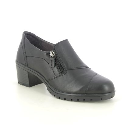 Begg Exclusive Shoe Boots - Black leather - 13601184W/31 FIONA  ZIP SHOE