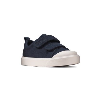 Clarks Boys Trainers - Navy - 490877G CITY BRIGHT T