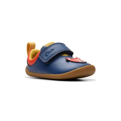 Clarks Boys First and Toddler Shoes - Navy - 797777G ROAMER SAFARI