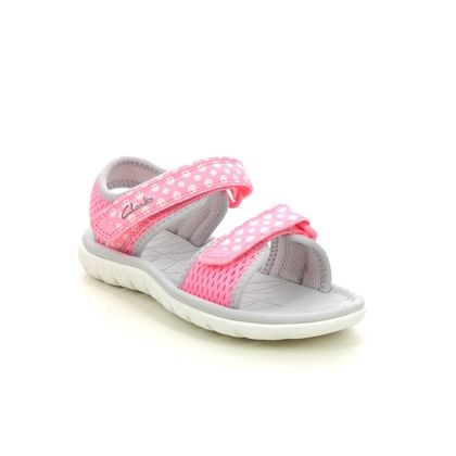 Buy Clarks Infant Girls Wide Fit Zora Summer Sandals White