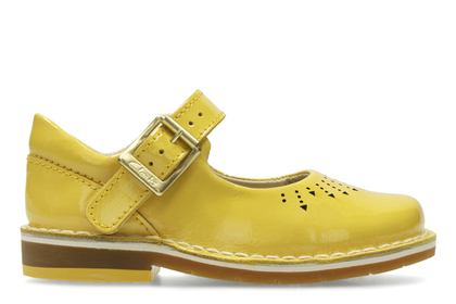 yellow clarks shoes