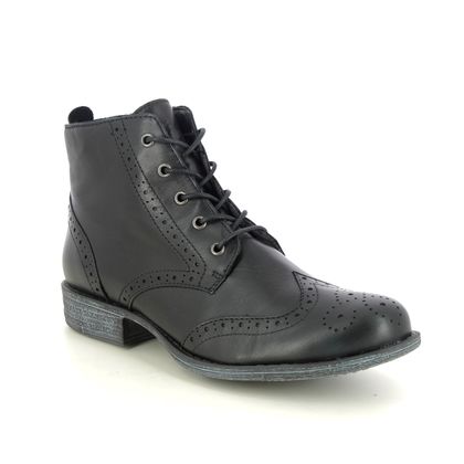 Creator Lace Up Boots - Black leather - IB22461/30 DULCE BROGUE