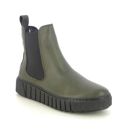 Creator Chelsea Boots - Khaki Leather - B3403/91 LINETTE CHELSEA