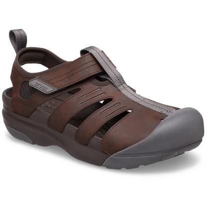 Crocs Closed Toe Sandals - Espresso Brown - 209875/206 Yukon Fisherman