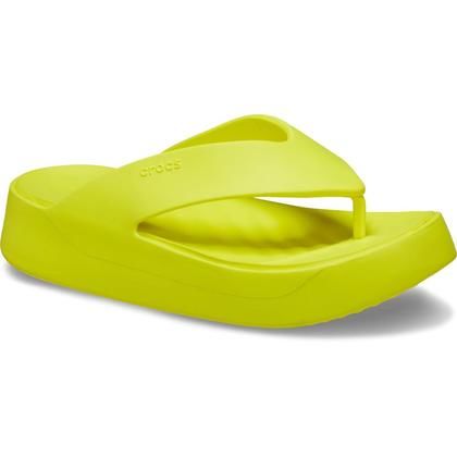 Crocs Toe Post Sandals - Acid Green - 209410/76M Getaway Platform