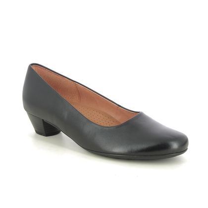 Gabor Court Shoes - Black leather - 06.230.57 AMON BRAMBLING