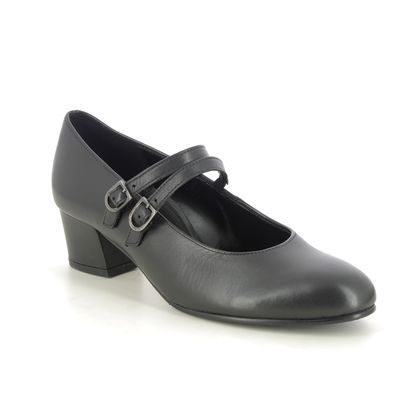 Gabor Court Shoes - Black leather - 52.212.57 BELVA