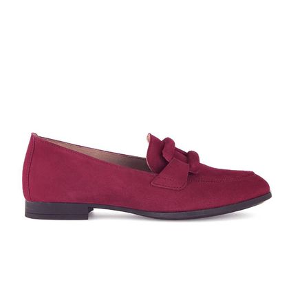 Gabor Loafers - Red suede - 55.273.15 BREANNE VIVA