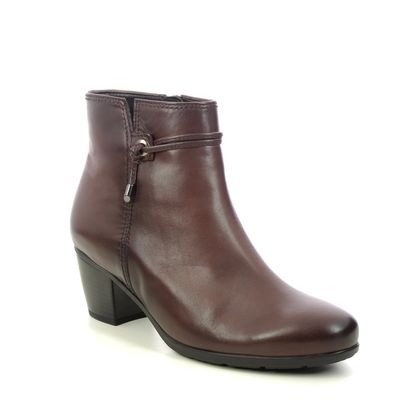 Gabor Heeled Boots - Tan Leather - 55.522.24 ELA