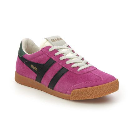 Gola Trainers - Fuchsia Suede - CLB538-KB ELAN   W