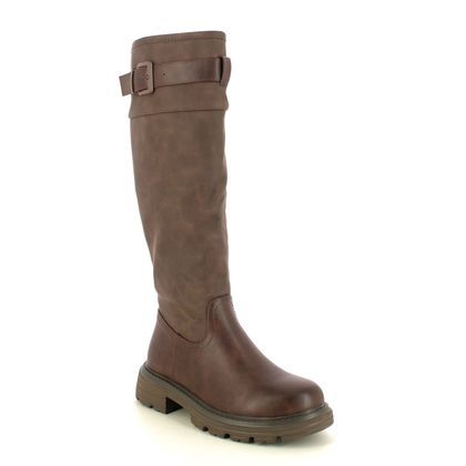 Heavenly Feet Knee High Boots - Chocolate brown - TB0003844/27 BRIANNA BURLEY