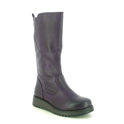 Heavenly Feet Knee High Boots - Purple - TB0004433/94 LUNA   ROBYN