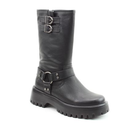 Heavenly Feet Mid Calf Boots - Black - MB0004476/30 BIANCA