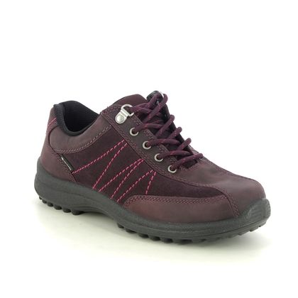 Hotter Mist Gtx Extra Wide Navy leather Womens Walking Shoes 17618 72