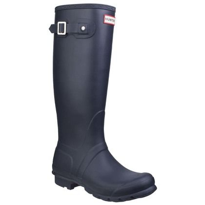 Navy gloss hunter outlet wellies